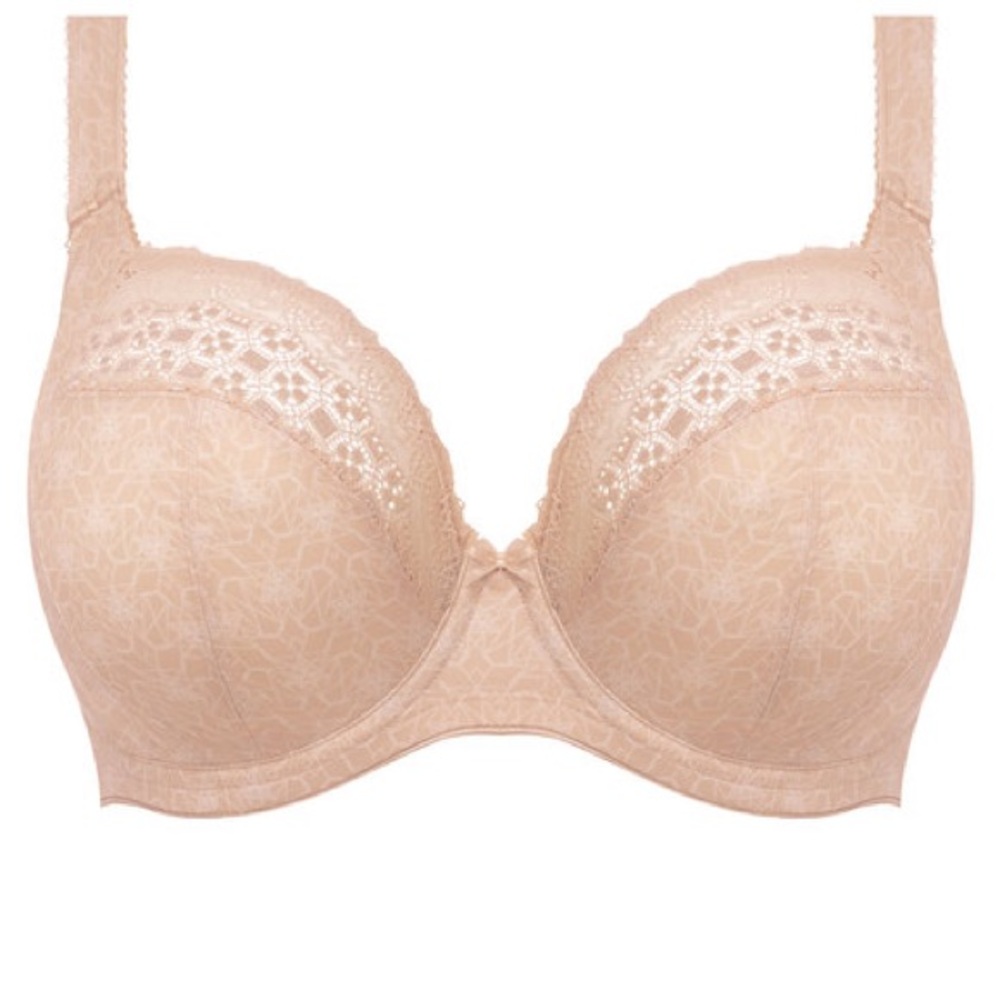 NWT Elomi Stretch Plunge Bra Nude Bra in 40G (US)
